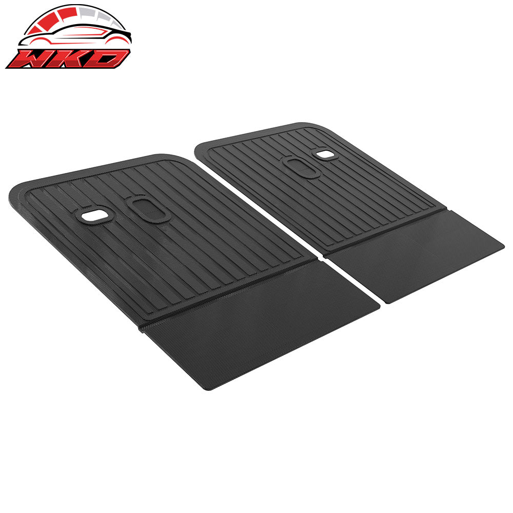 Fits 21-25 Kia Sorento Rear Seat Back Cover Backrest Mat Guard Liner Black TPE