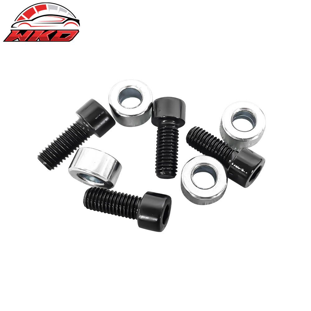 Universal 16" Locking Dual Racing Seat Adjustable Slider Steel Rail Track Set