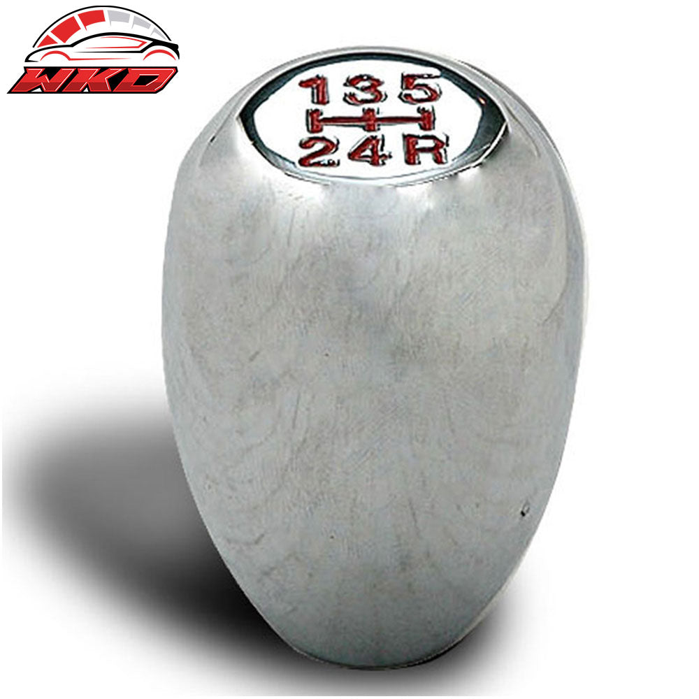 Wholesale Chrome Universal M8X1.25 MT Manual Transmission Type-R Gear Shift Knob 5 Speed
