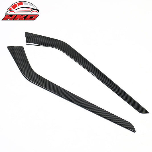 Wholesale 21-23 Tesla Model 3 Y Control Gear Shift Panel Trim Carbon Fiber Print 2PCS