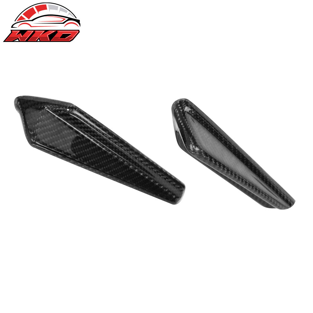 Closeout! 15-21 Subaru WRX STI Style Front Bumper Side Canards Carbon Fiber | Wholesale