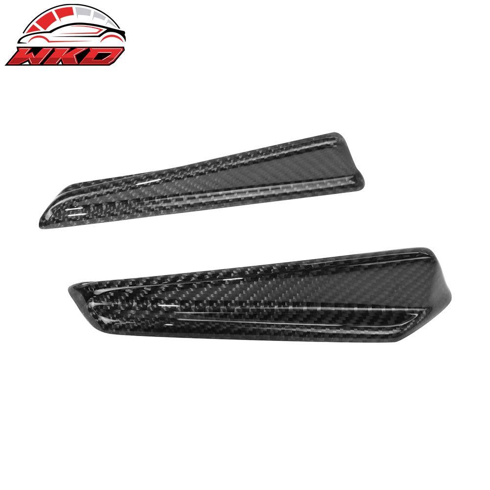 Closeout! Fits 15-21 Subaru WRX STI Style Front Bumper Side Canards Carbon Fiber