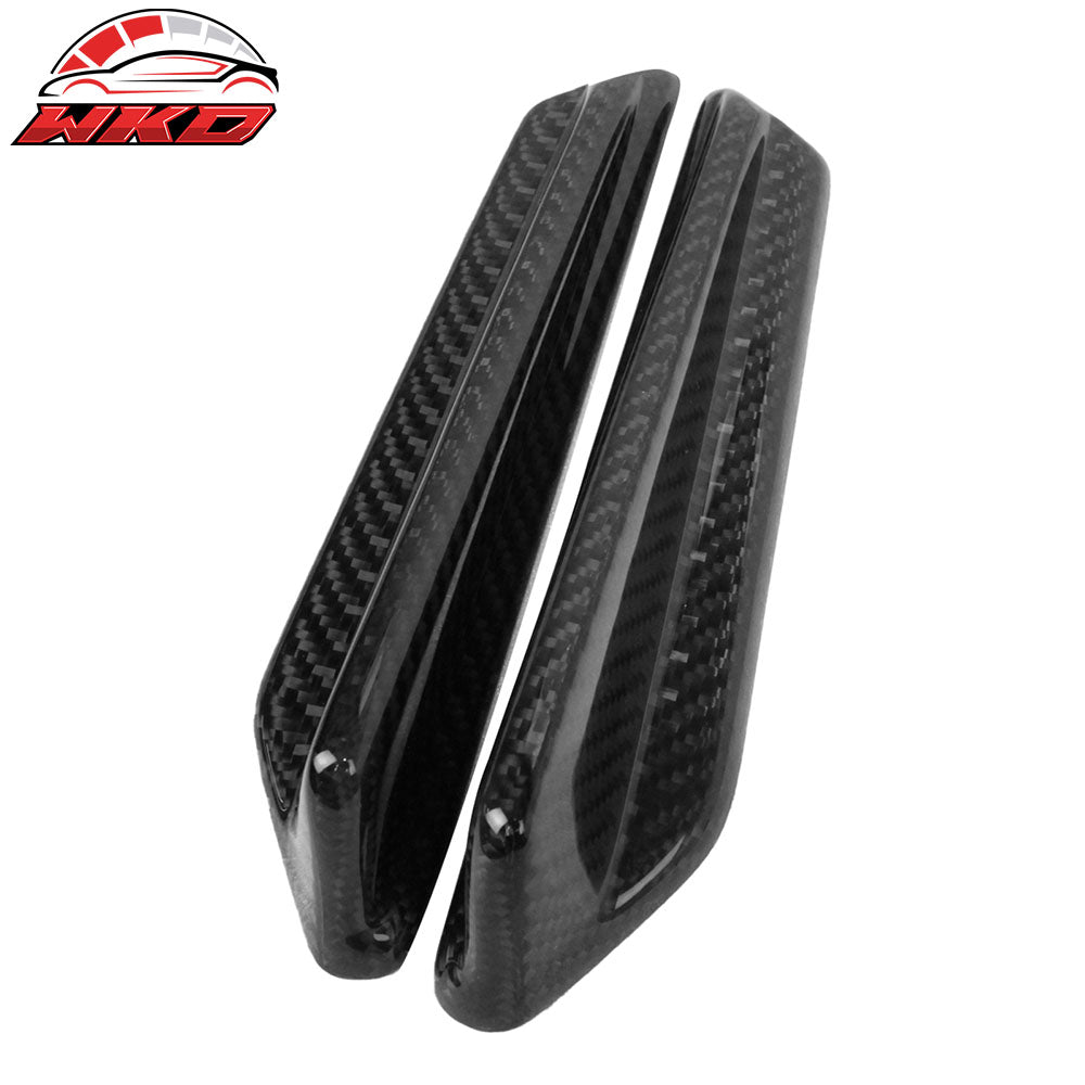 Closeout! Fits 15-21 Subaru WRX STI Style Front Bumper Side Canards Carbon Fiber