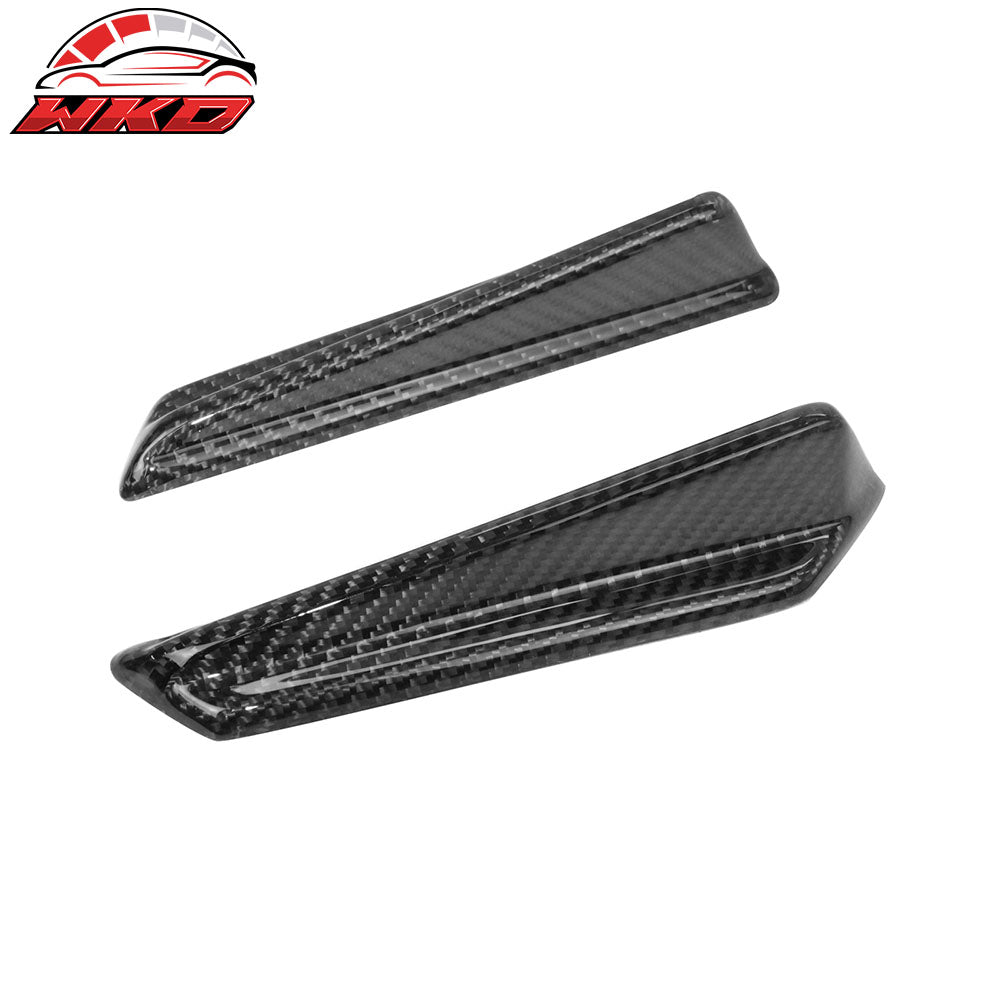 Closeout! Fits 15-21 Subaru WRX STI Style Front Bumper Side Canards Carbon Fiber