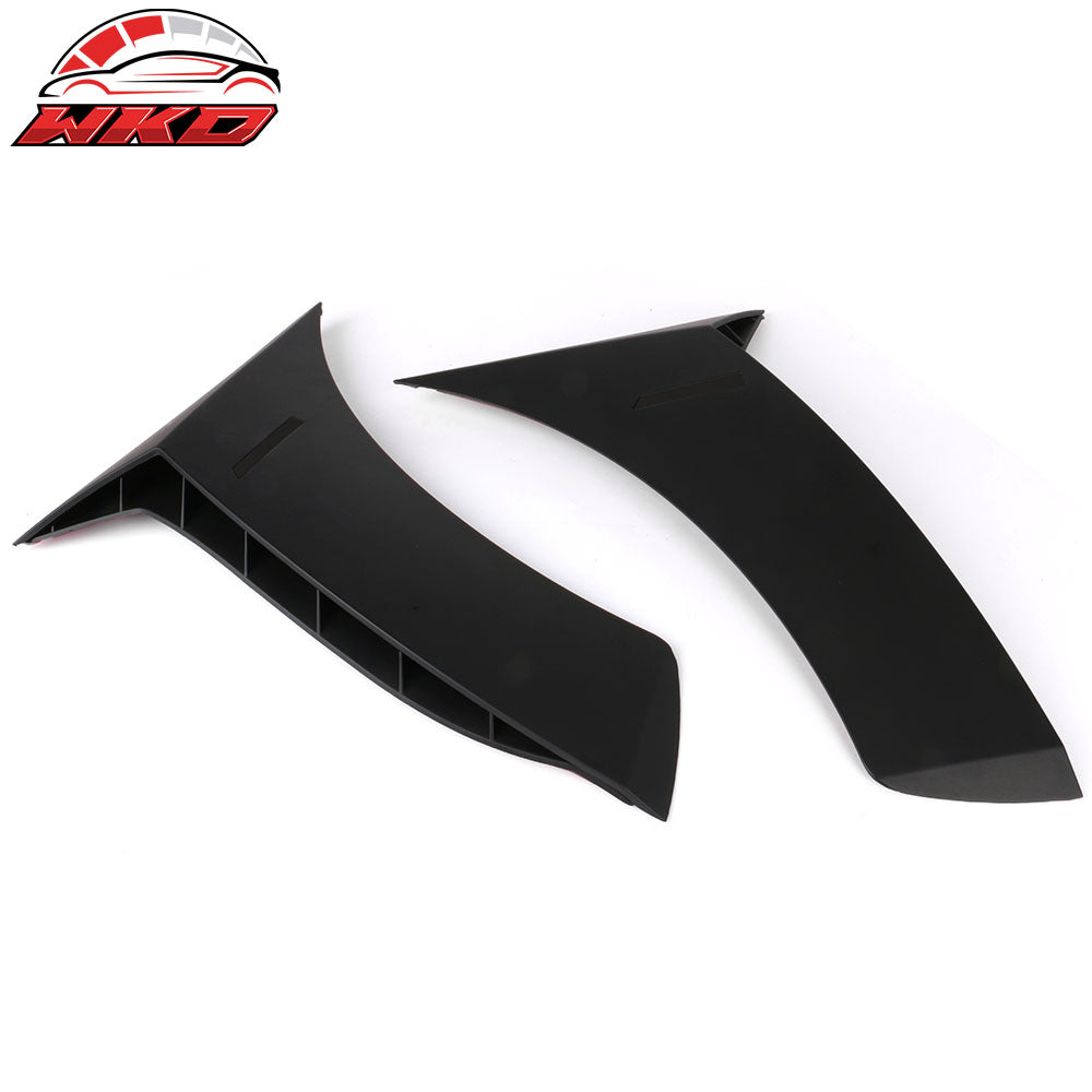Fits 15-18 Benz W205 C-Class Sedan 2PCS Side Fender Air Vents ABS Matte Black