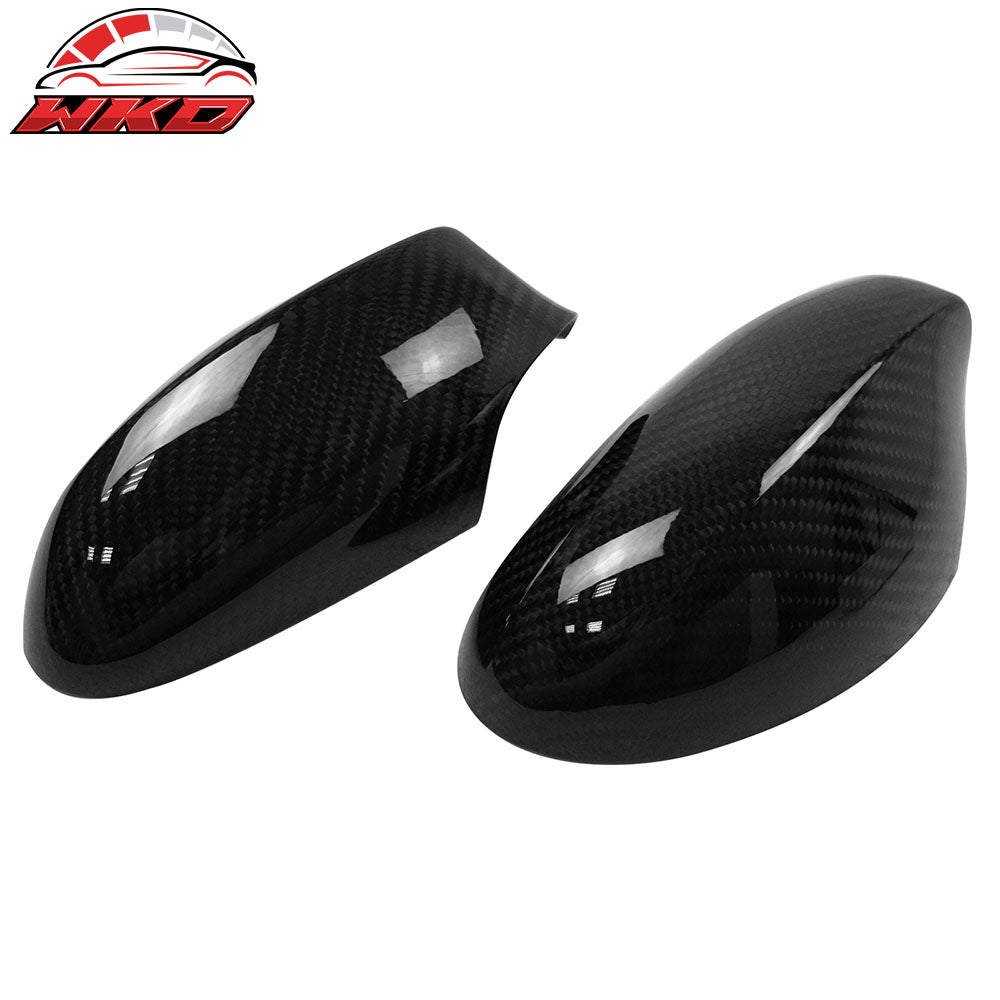 Closeout! Fits 08-11 BMW E82 1-Series Side Mirror Covers Carbon Fiber OE Style