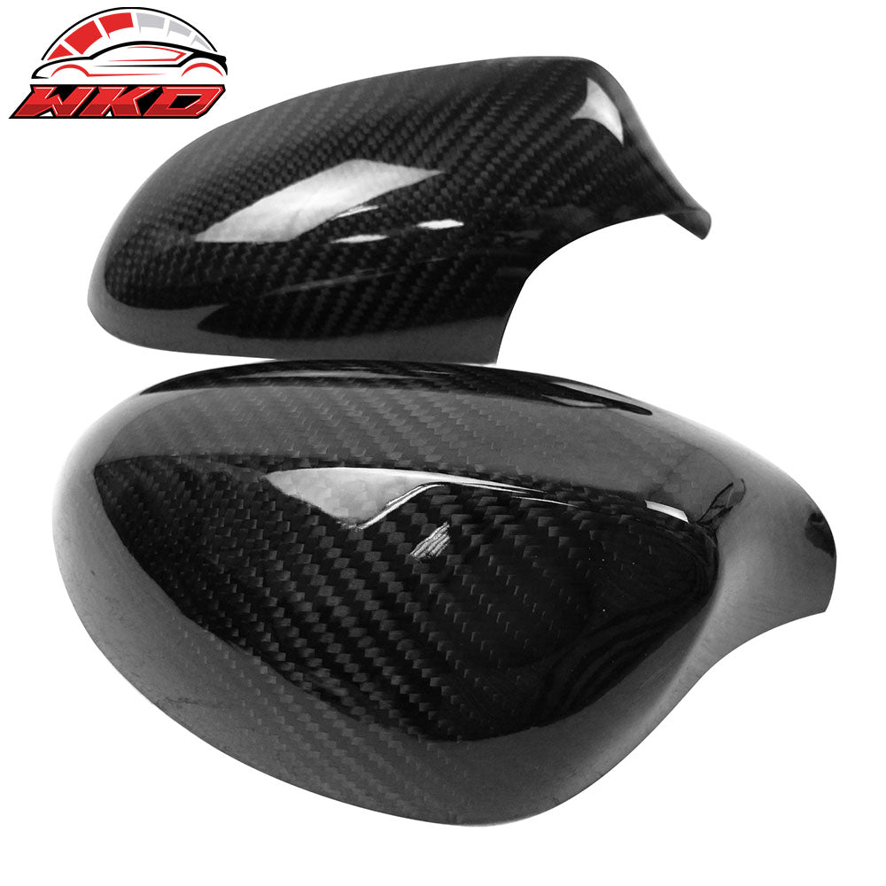 Closeout! Fits 08-11 BMW E82 1-Series Side Mirror Covers Carbon Fiber OE Style