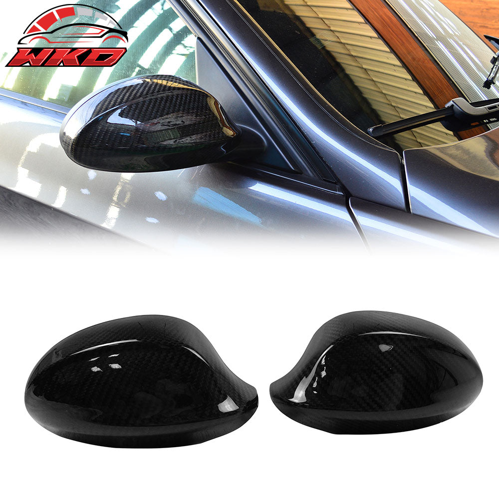 Closeout! Fits 06-08 BMW E90 3-Series Side Mirror Covers Carbon Fiber OE Style
