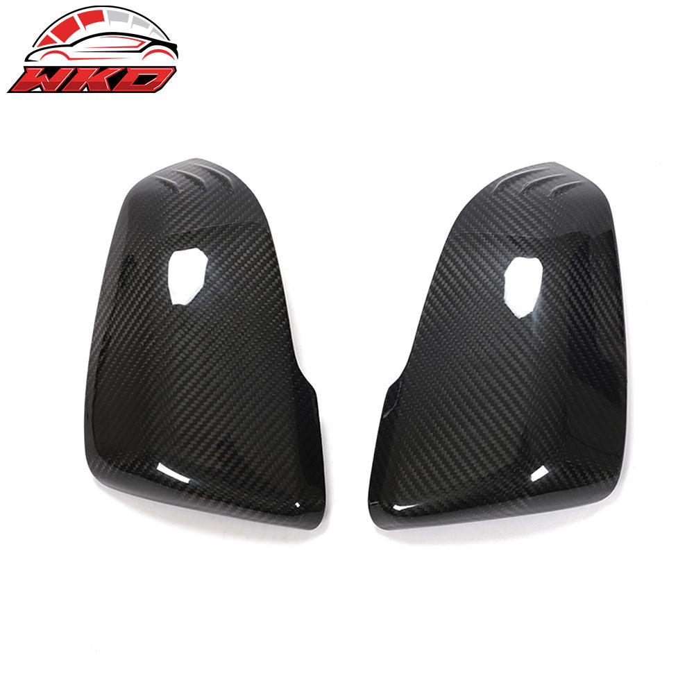 Dry Carbon Fiber Fits 20-25 Toyota GR Supra A90 A91 MK5 Side Mirror Covers Gloss