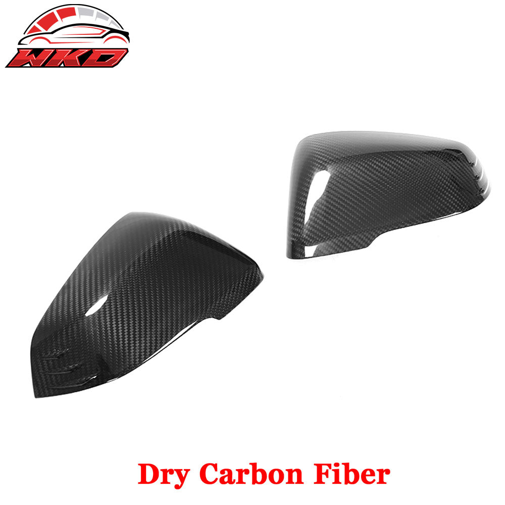 Dry Carbon Fiber Fits 20-25 Toyota GR Supra A90 A91 MK5 Side Mirror Covers Gloss
