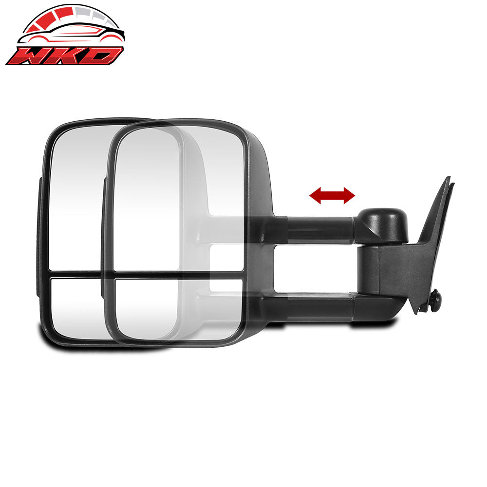 Fits 03-07 Chevy Silverado GMC Sierra 1500 Power Heated Tow Mirror W/ LED Signal