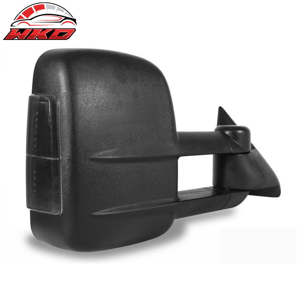 Fits 03-07 Chevy Silverado GMC Sierra 1500 Power Heated Tow Mirror W/ LED Signal