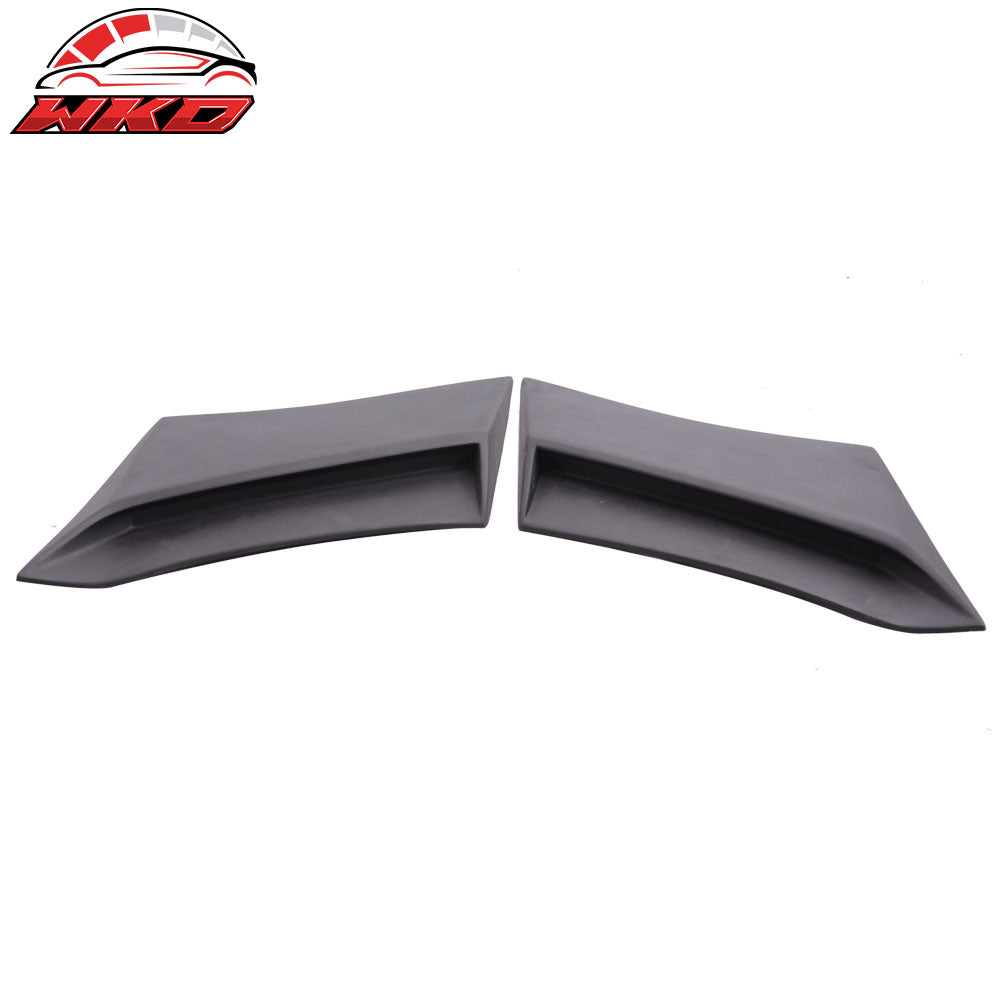 Fits 10-15 Chevy Camaro Xenon Style Side Rear Fender Vent Scoop Unpainted PU 2PC