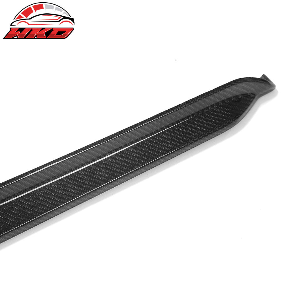 Fits 22-26 Honda Civic HPD Style Carbon Fiber Side Skirts Extensions Panel