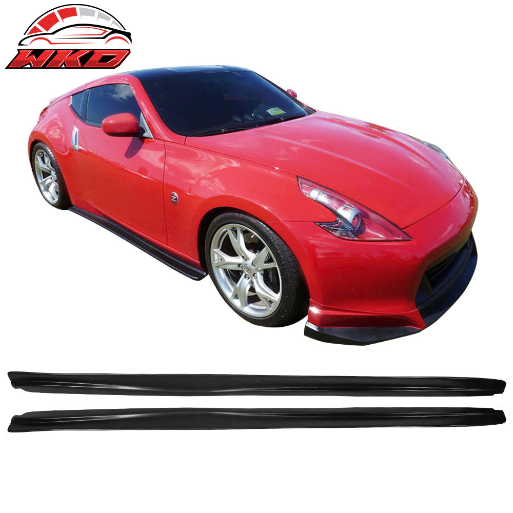 Fits 09-20 Nissan 370Z Aero Jacket Style Side Skirts Extension Rocker Panel PU