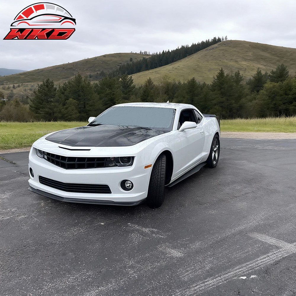 FitS 10-15 Chevrolet Camaro IKON Style 2PC Side Skirts Extension Rocker Panel PP