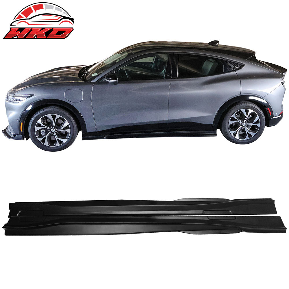 21-24 Ford Mustang Mach-E Matte Black Side Skirts Extension Rocker Panel PP | Wholesale