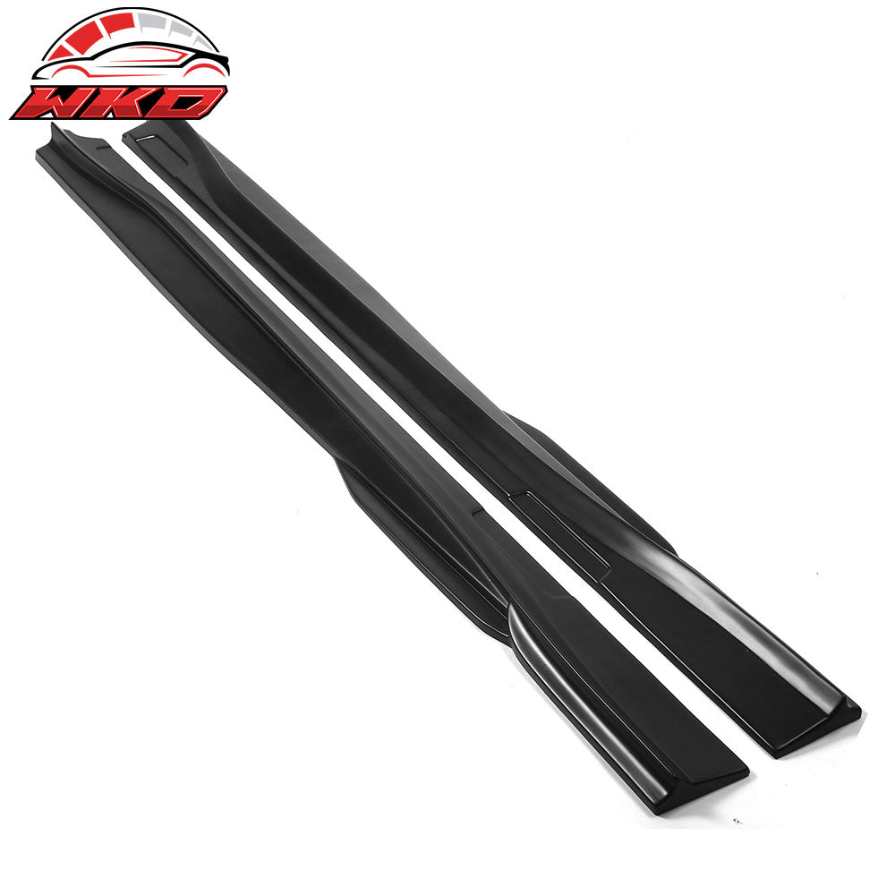 Fits 21-24 Ford Mustang Mach-E Matte Black Side Skirts Extension Rocker Panel PP