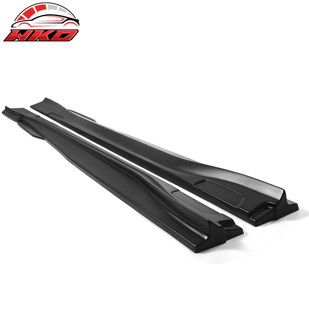 Fits 21-24 Ford Mustang Mach-E Matte Black Side Skirts Extension Rocker Panel PP