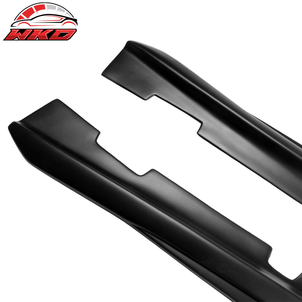 Fits 11-23 Dodge Charger PP 2PCS Side Skirts Extension Rocker Panels Matte Black