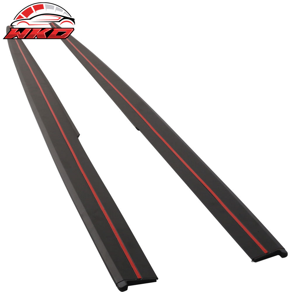 Fits 15-21 Subaru WRX & STI MP Style 2PCS Side Skirts Extension Rocker Pannel