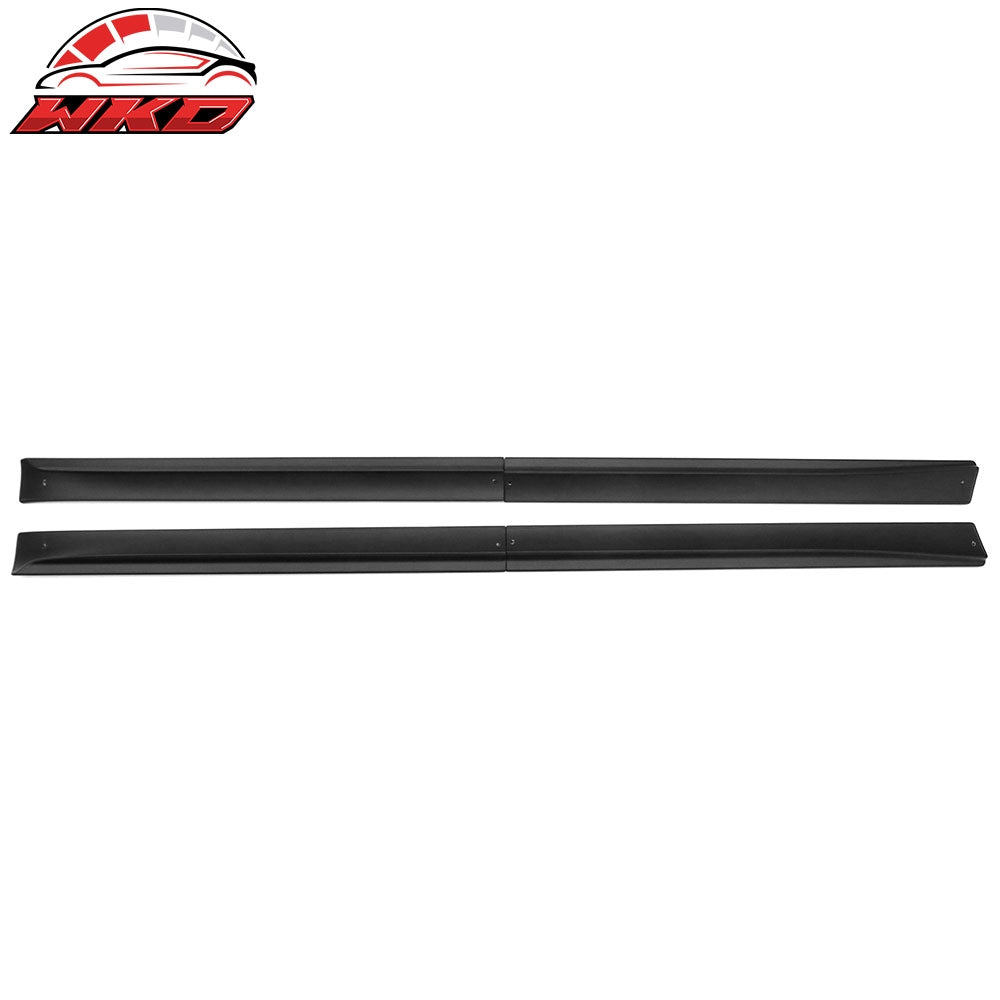 20-2025 Tesla Model Y V2 Style Matte Black Side Skirts Diffuser Splitter ABS | Wholesale