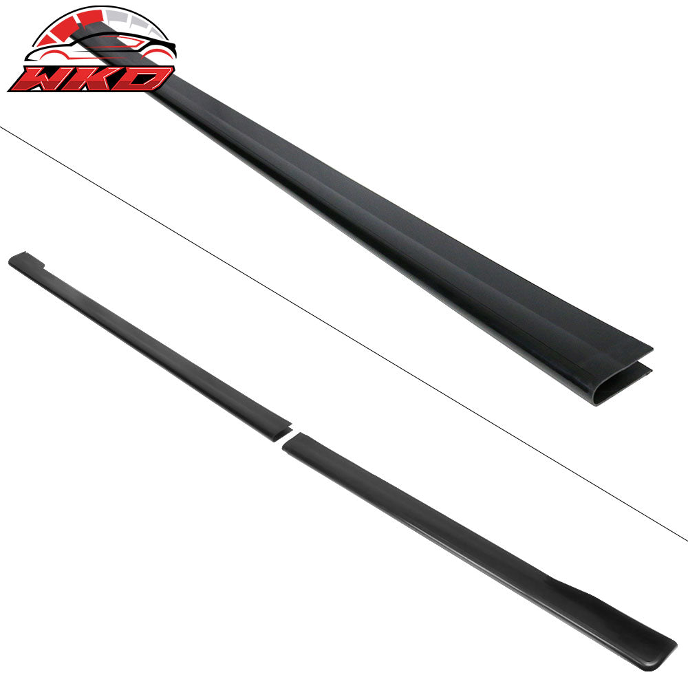 Fits 15-21 Subaru WRX STI Side Skirts Extension Splitter Rocker Panel Kit PP 2PC