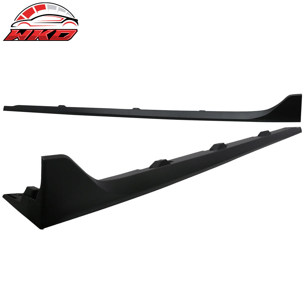 Fits 16-21 Honda Civic Sedan Type-R Style 2PCS Side Skirts Extension Splitter PP