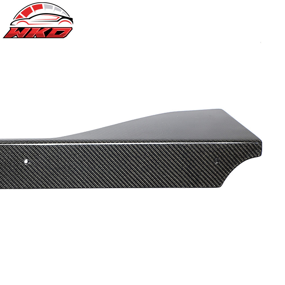 Fits 20-25 Toyota GR Supra A90 A91 MZ Speed Side Skirts Gloss Carbon Fiber CF