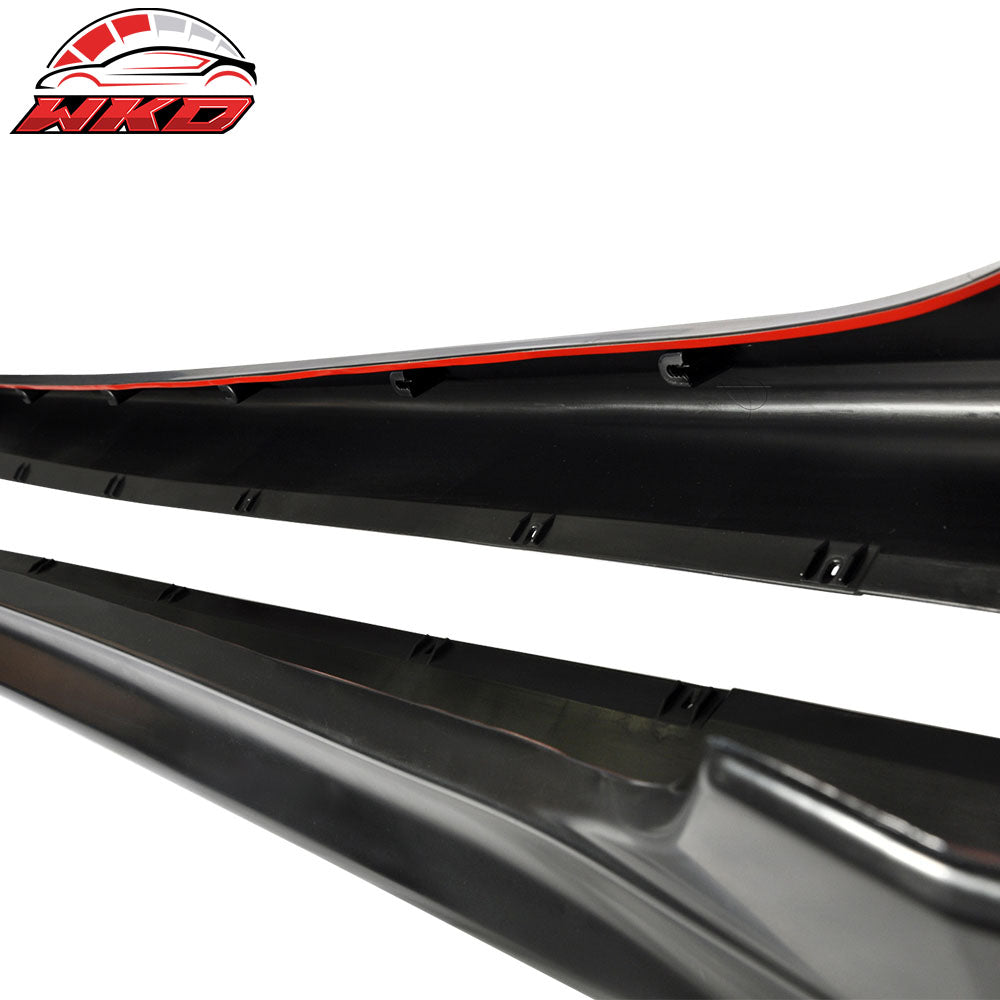 Fits 08-15 Mitsubishi Lancer EVO Side Skirts Extension Pair - PP