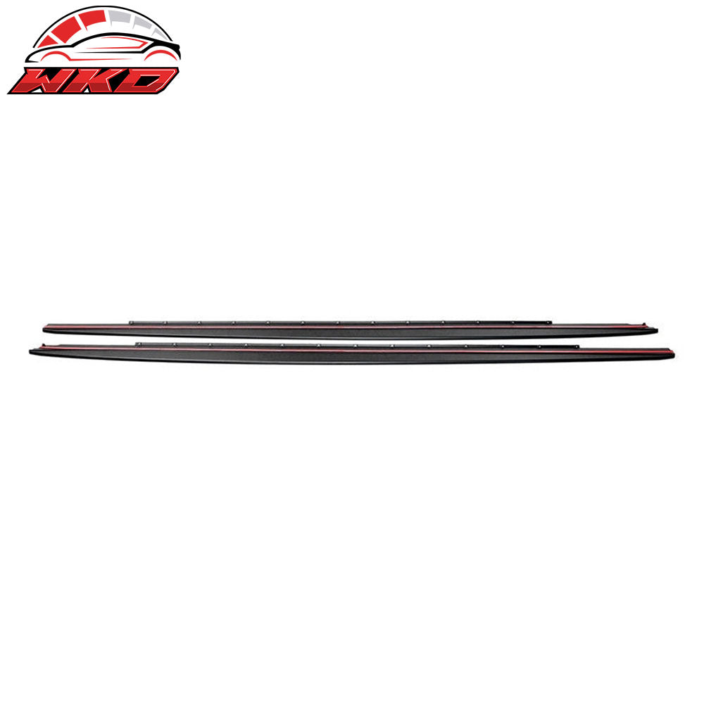 Fits 17-23 BMW 5 Series G30 MP Style Side Skirt Extension Sills & Decal Kit PP