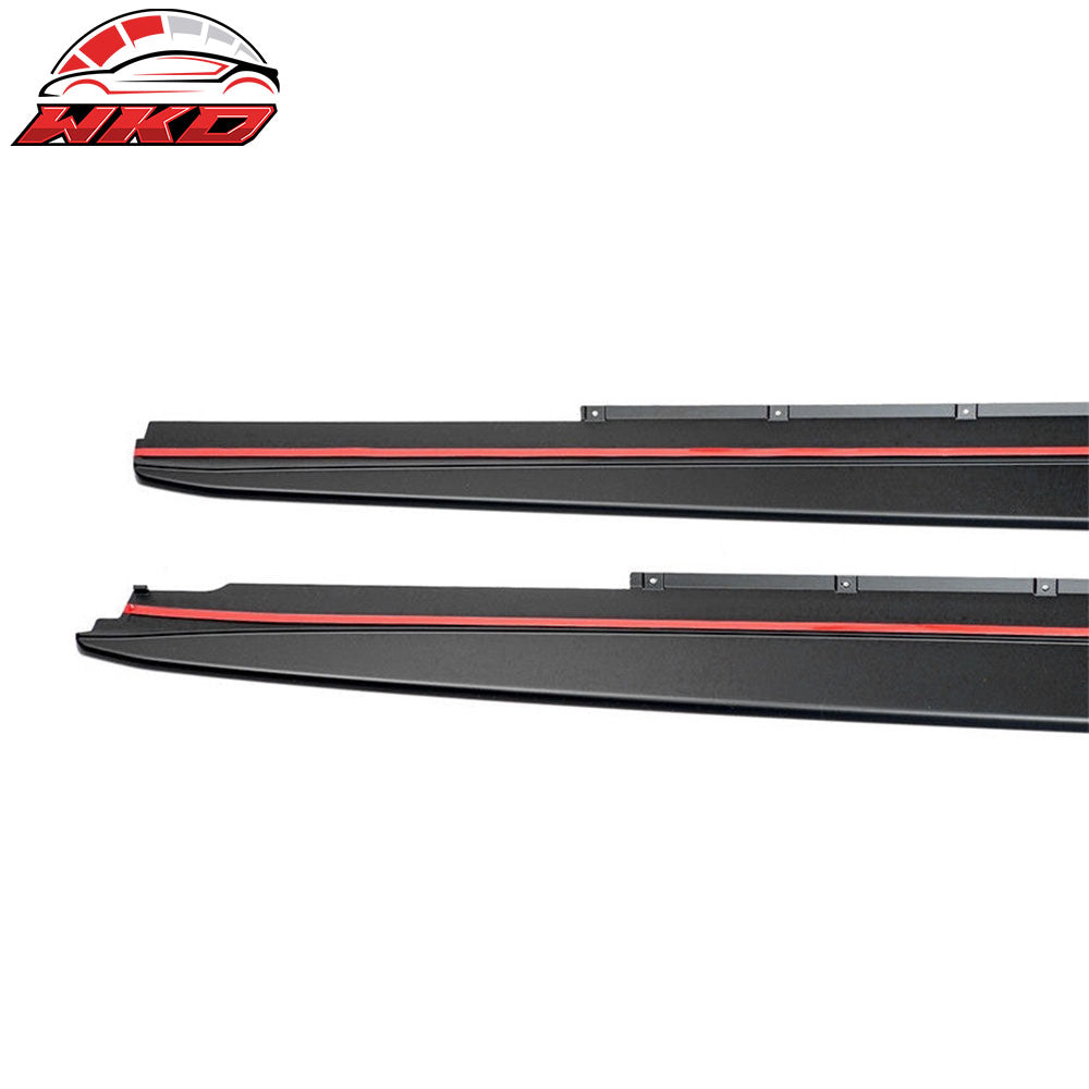 Fits 17-23 BMW 5 Series G30 MP Style Side Skirt Extension Sills & Decal Kit PP