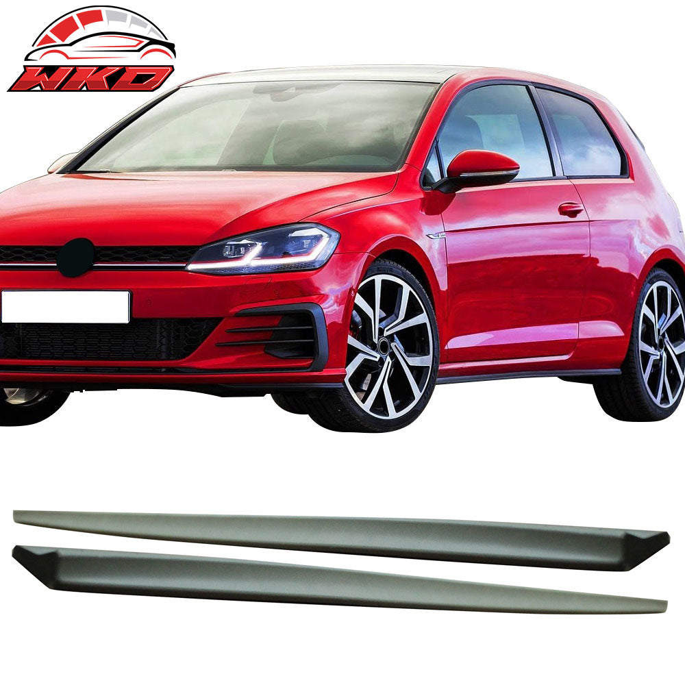 Fits 15-19 Volkswagen Golf MK7 GTI Style Side Skirts Extension