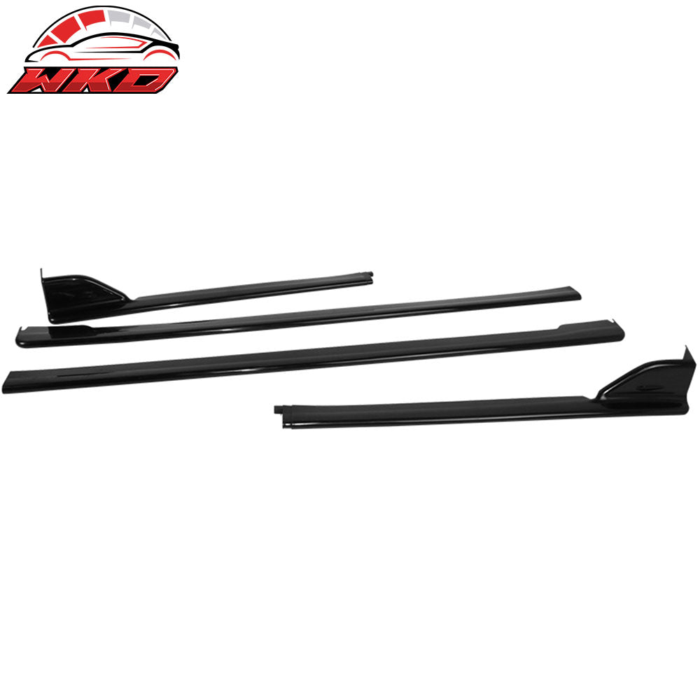 Fits 15-21 Subaru WRX STI Style 2PCS Car Side Skirts Extension Rocker Panel PP