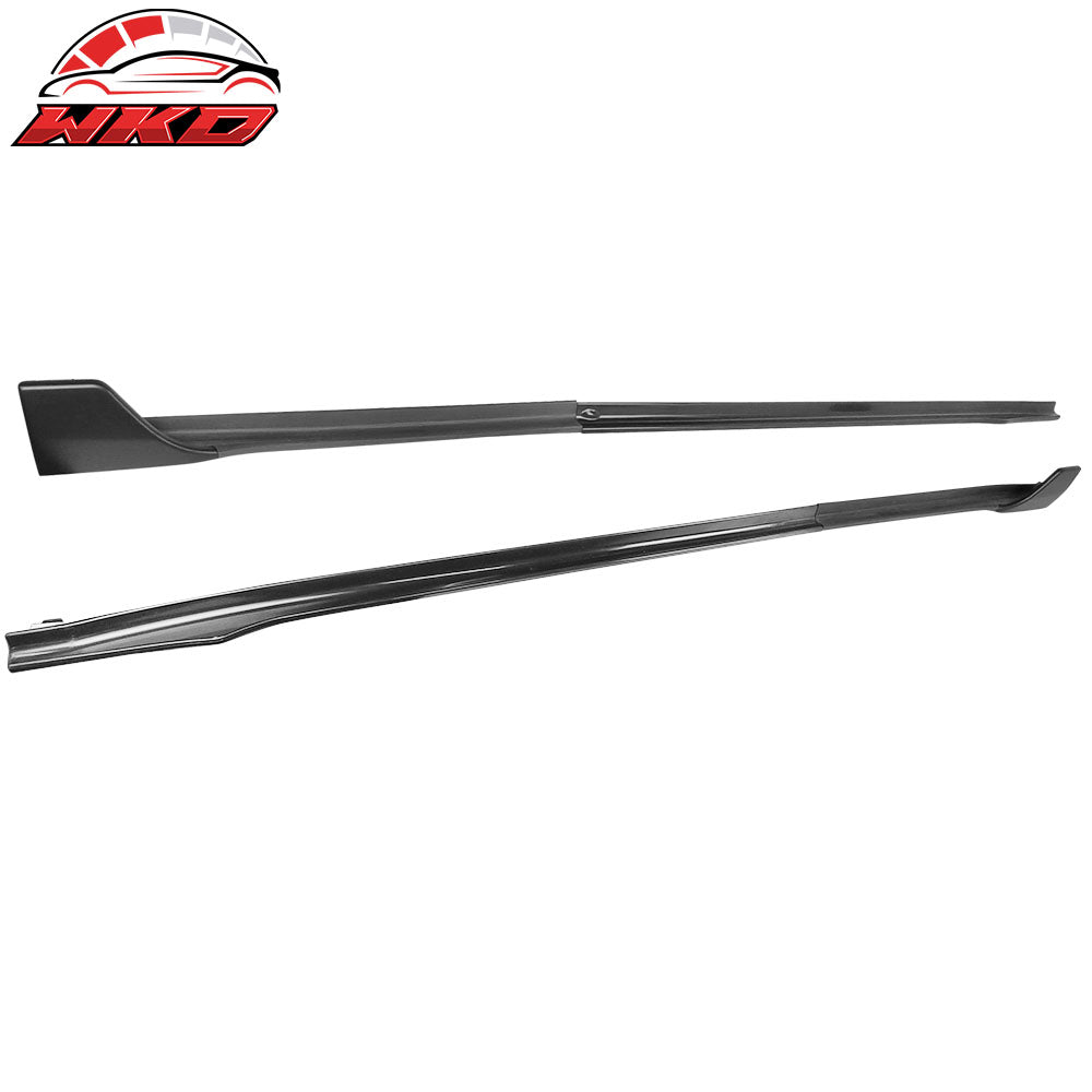 Fits 17-25 Tesla Model 3 V Style Side Skirts Extension Lip Rocker Panel PP 6PCS