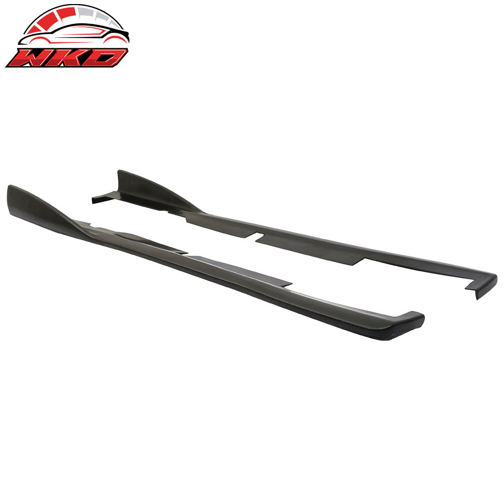 Fits 02-06 Acura RSX DC5 CS Style 2PCS Side Skirts Rocker Panels Extension PU