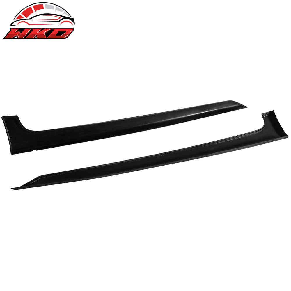 Fits 06-08 BMW E90 3 Series Sedan 4 Door AC Style Side Skirt Extension - PU