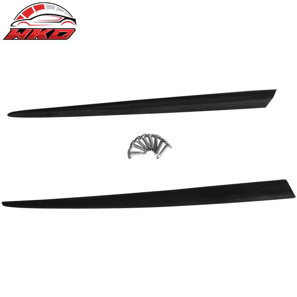 Fits 06-08 BMW E90 3 Series Sedan 4 Door AC Style Side Skirt Extension - PU