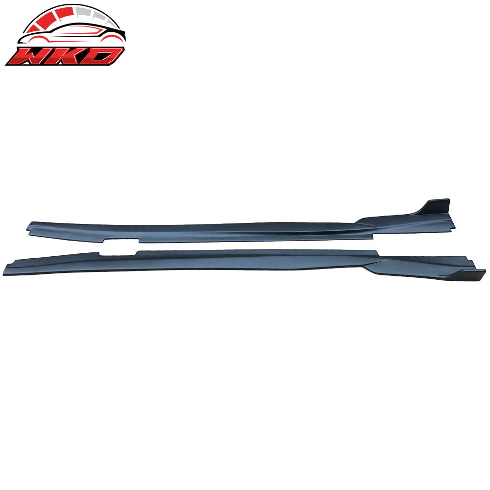 2016-24 Chevy Camaro Ikon Style Side Skirts Extension Unpainted Black PP | Wholesale