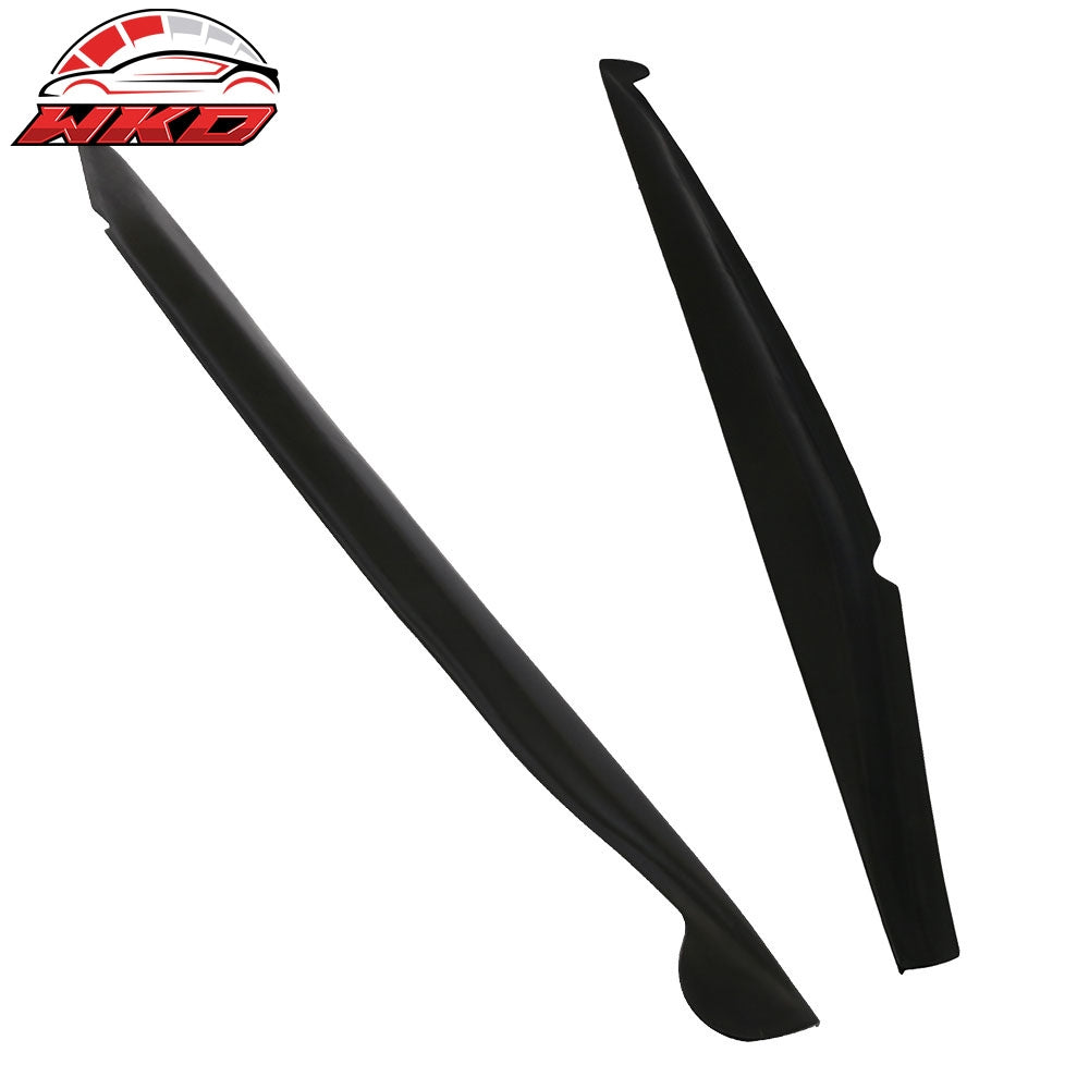 Fits 14-19 Chevy Corvette C7 Stingray Pair Side Skirts Extension PU