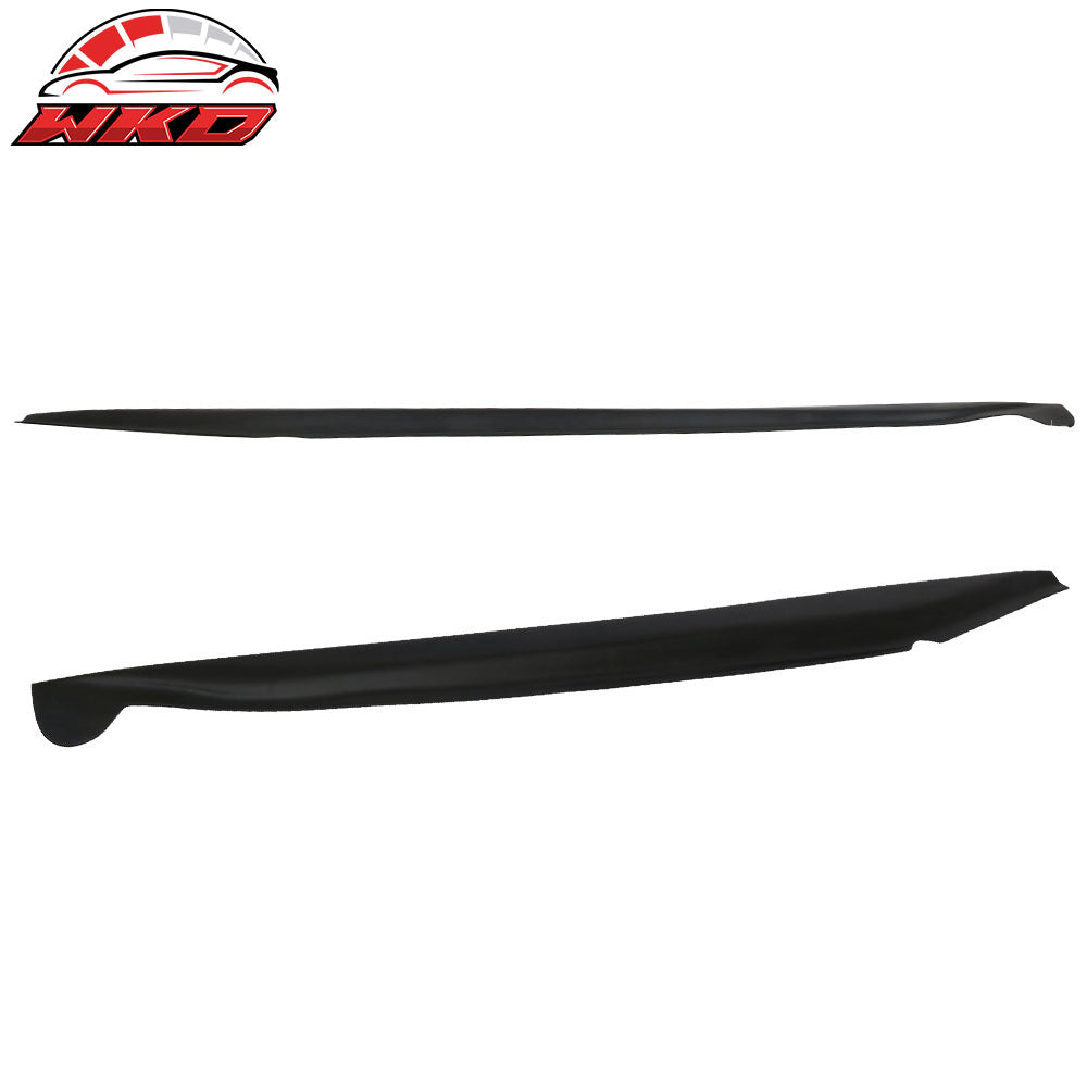 Fits 14-19 Chevy Corvette C7 Stingray Pair Side Skirts Extension PU