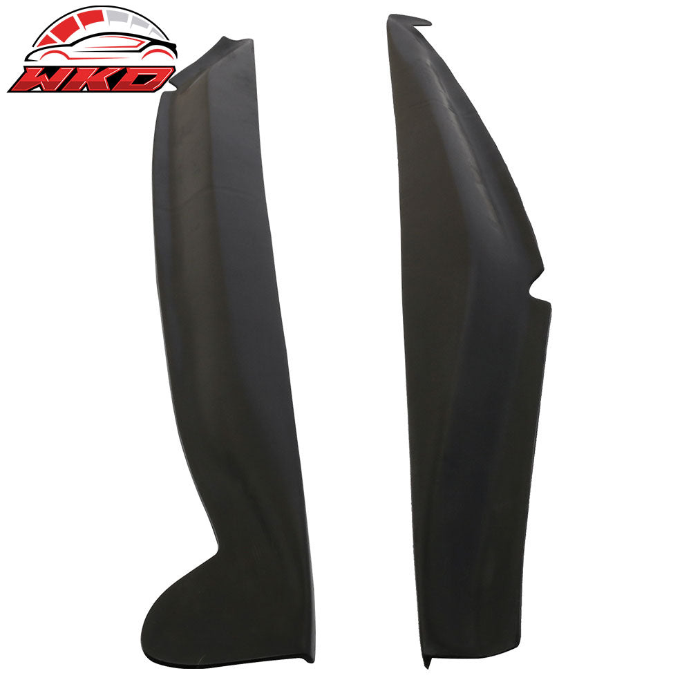 Fits 14-19 Chevy Corvette C7 Stingray Pair Side Skirts Extension PU