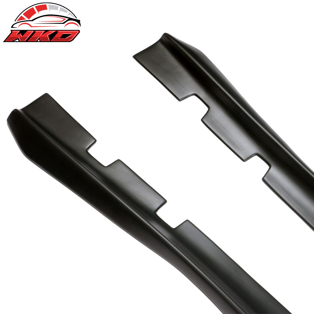 Fits 11-23 Dodge Charger Side Skirts Extension Matte Black Pair PP Rocker Panel