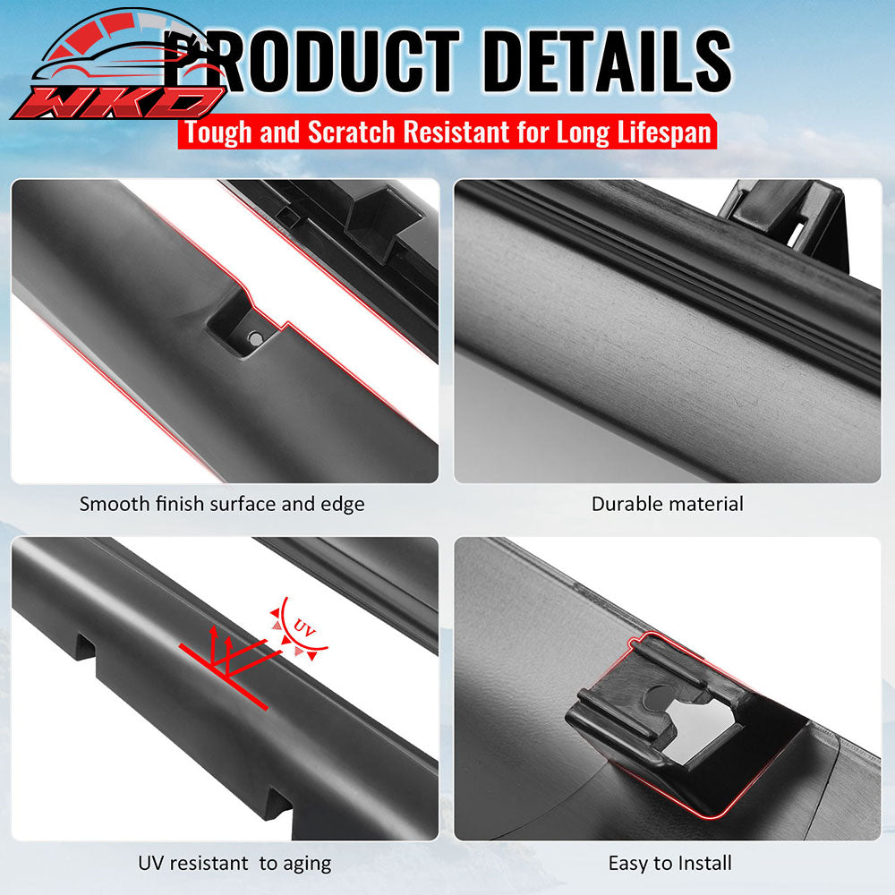 Fits 20-23 Dodge Charger SRT Hellcat Widebdoy 2PCS Side Skirts Kit Unpainted PP