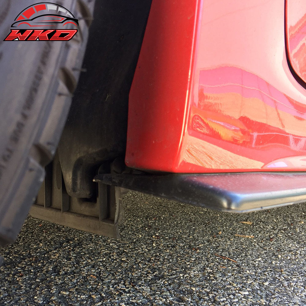 Fits 15-21 Subaru WRX STI CDC Style Black Side Skirts Rocker Panel Extension PU