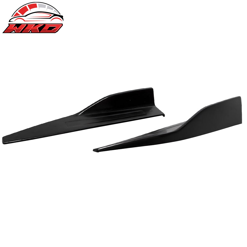 Wholesale Universal ROU Style Side Skirts Extension Bottom Rocker Moulding Winglet Lip PU