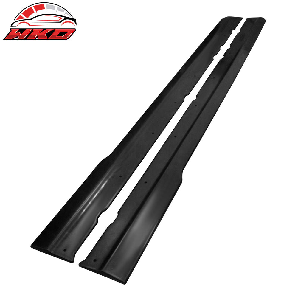 Fits 99-04 Ford Mustang MDA Style Black Side Skirts Rocker Panel Lip Splitter PU