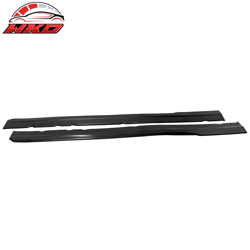 Fits 99-04 Ford Mustang MDA Style Black Side Skirts Rocker Panel Lip Splitter PU