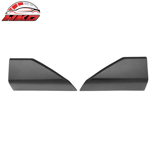 2015-23 Ford Mustang Side Skirt Rocker Panel Rear Winglet Splitters Apron 2PC | Wholesale