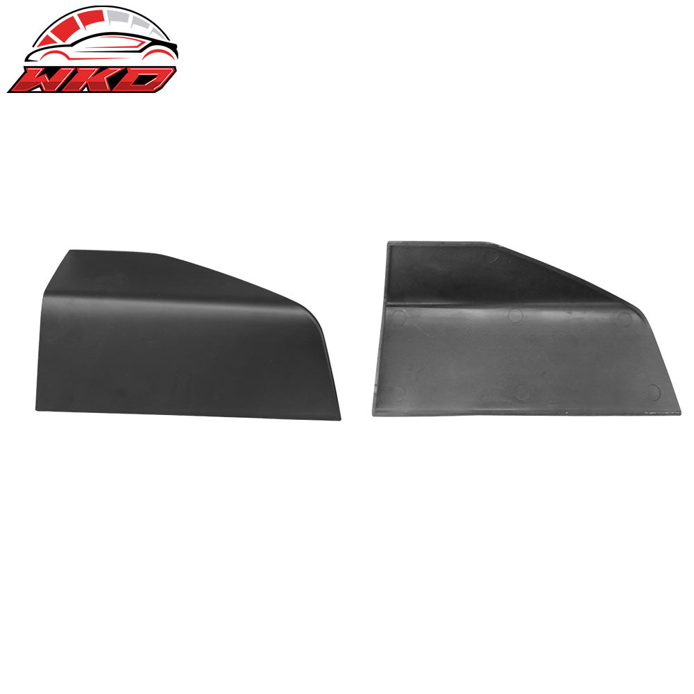 Fits 15-23 Ford Mustang Side Skirt Rocker Panel Rear Winglet Splitters Apron 2PC